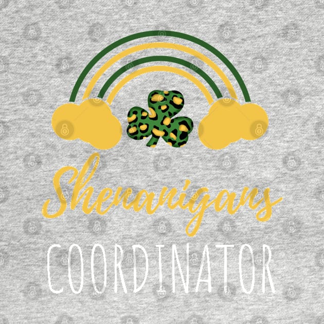 Shenanigans Coordinator Squad St Patricks Day Rainbow by WassilArt